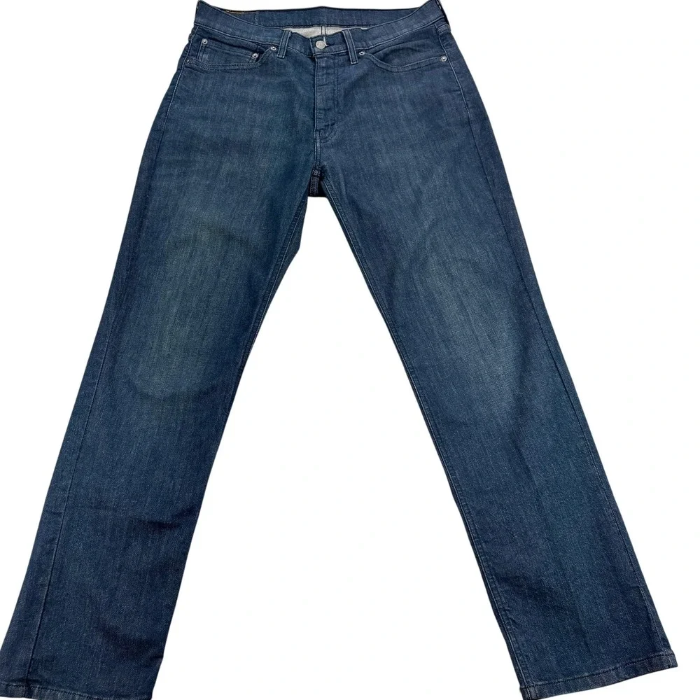 Levis 541 Jeans Mens 34 Blue Medium Wash Athletic Taper Stretch Denim 34x33